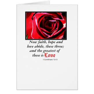 The greatest of these is love cards