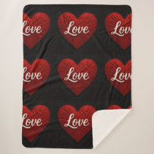 "The Greatest of These" Sherpa Yarn Look Blanket