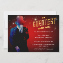 The Greatest Party Ever Birthday Invitation