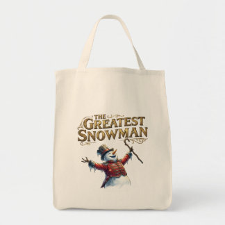 The Greatest Snowman Funny Musical Parody Tote Bag