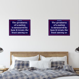 The Greatness of a Nation Political Wall Art Sets