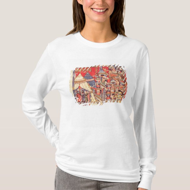 The Greek Camp and the City of Troy T-Shirt (Front)