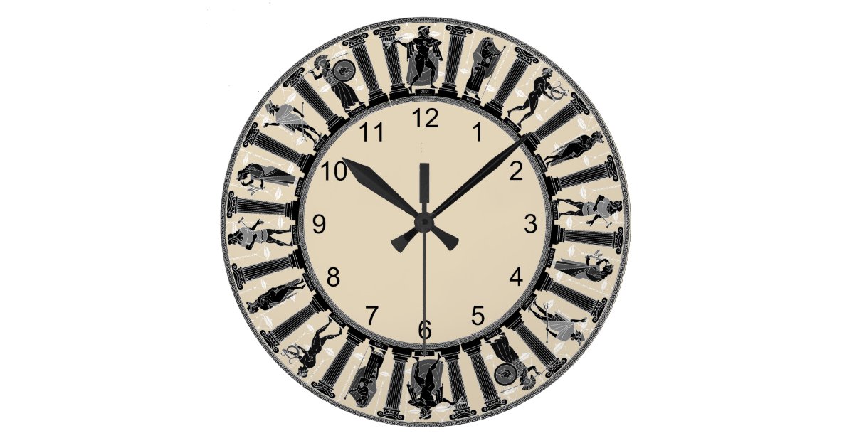 The Greek Deities Wall Clock