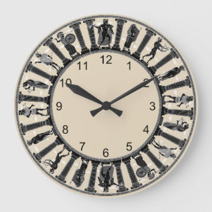 The Greek Deities Wall Clock