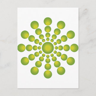 The Green 70's year styling Postcard