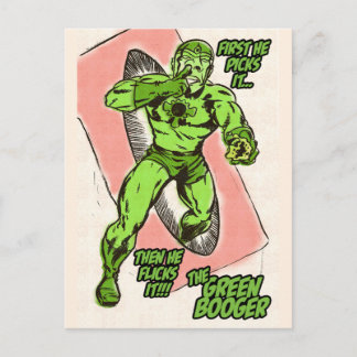 The Green Booger Postcard
