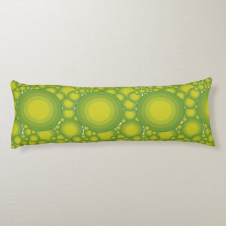 The Green bubbles Body Pillow