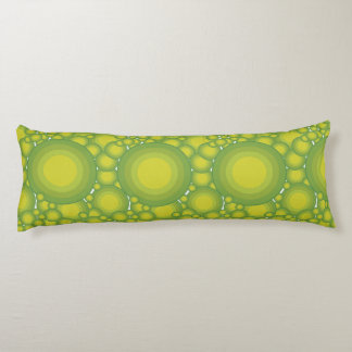 The Green bubbles Body Pillow