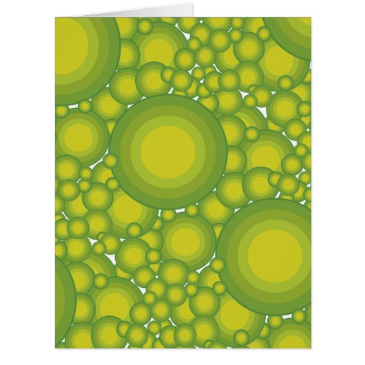 The Green bubbles Cards (Front)