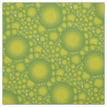 The Green bubbles Fabric