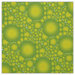 The Green bubbles Fabric
