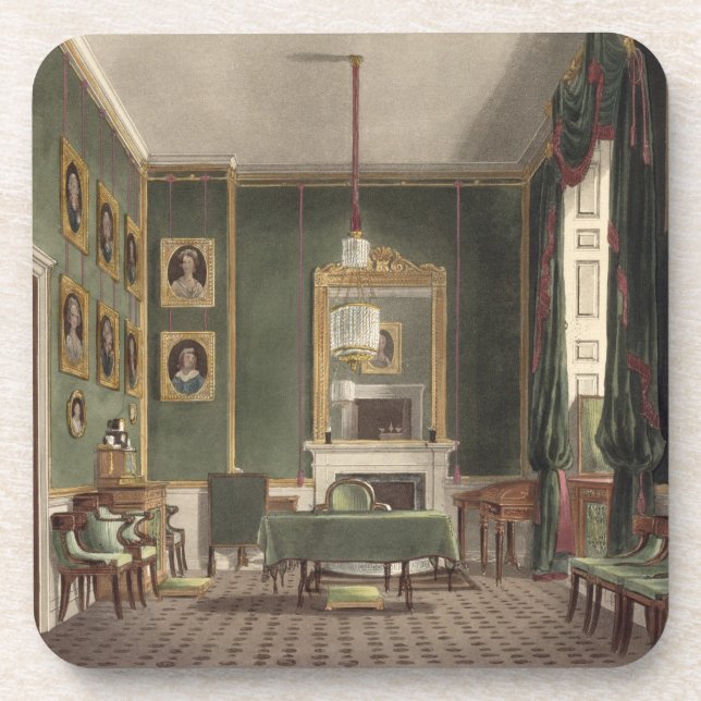 The Green Closet, Buckingham House, from 'The Hist Coaster (Front)