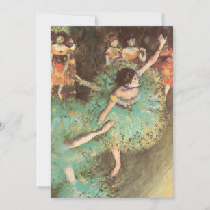 The Green Dancer by Edgar Degas, Vintage Ballet