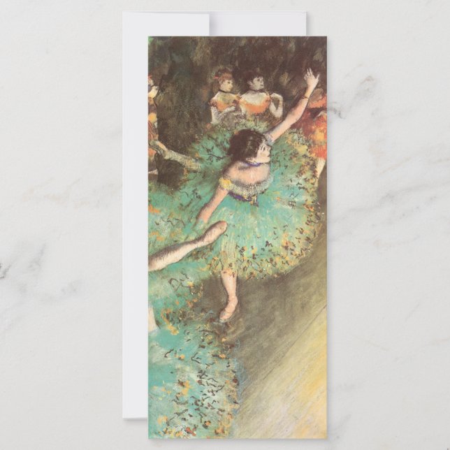 The Green Dancer by Edgar Degas, Vintage Ballet (Front)