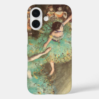The Green Dancer by Edgar Degas, Vintage Ballet iPhone 16 Case