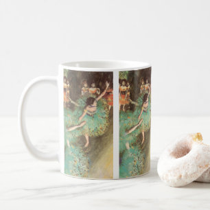 The Green Dancer by Edgar Degas, Vintage Ballet Coffee Mug