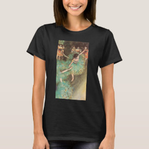 The Green Dancer by Edgar Degas, Vintage Ballet T-Shirt