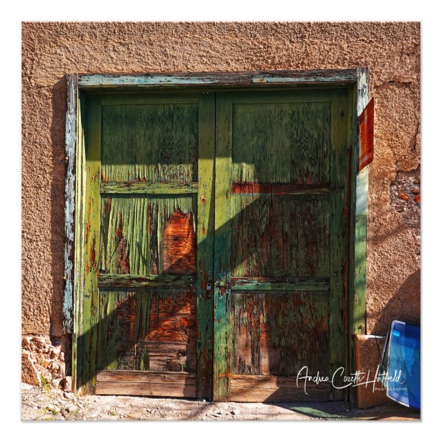 The Green Doors Photo Print (Front)