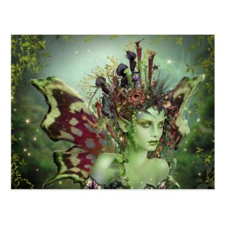 The Green Faerie Postcard