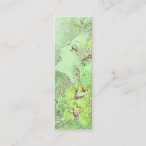 The Green Faery Bookmark Mini Business Card
