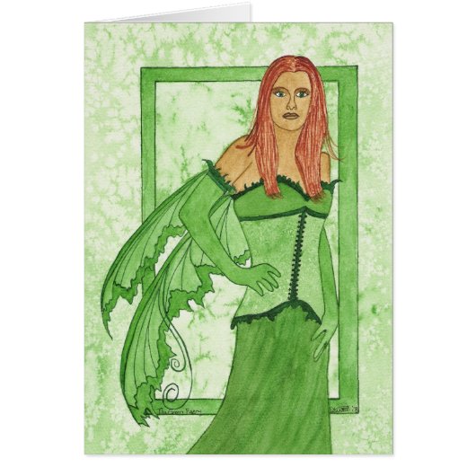 The Green Faery Card (Front)