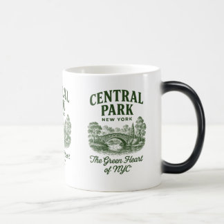 The Green Heart of nyc Color Morph Mug