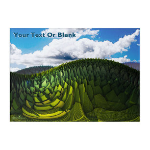 The Green Hills Of Earth Acrylic Print