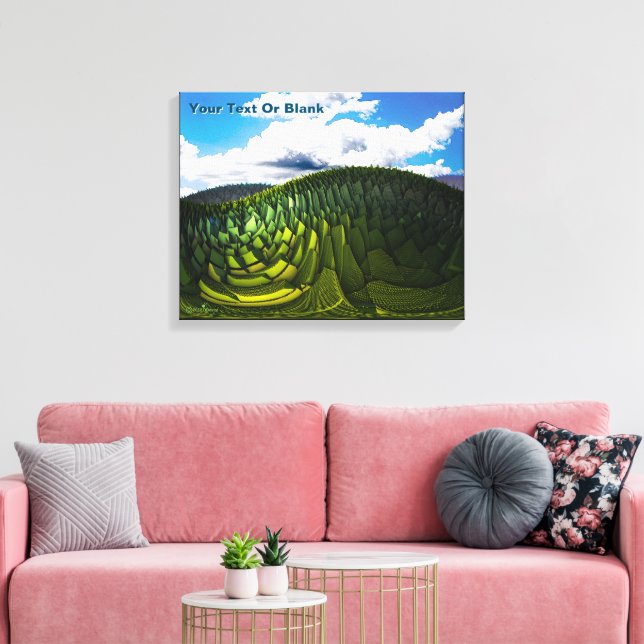 The Green Hills Of Earth Canvas Print (Insitu(LivingRoom))