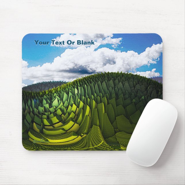 The Green Hills Of Earth Mouse Pad (With Mouse)