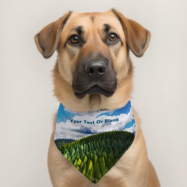 The Green Hills Of Earth Pet Bandana Collar (Dog 2)