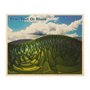 The Green Hills Of Earth Wood Wall Art