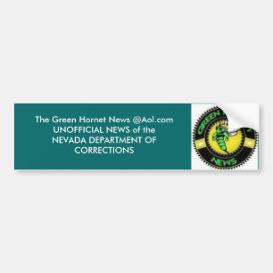 THE GREEN HORNET NEWS BUMPER STICKER