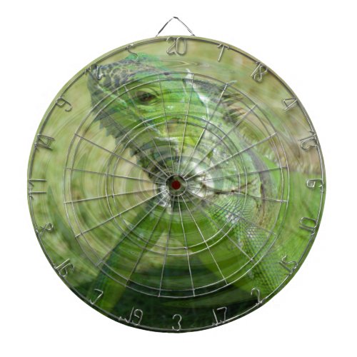 The Green Iguana Dartboard