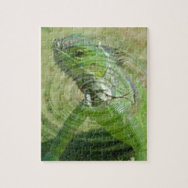 The Green Iguana Jigsaw Puzzle (Vertical)