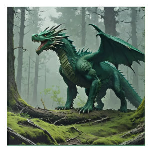 The Green King Acrylic Print