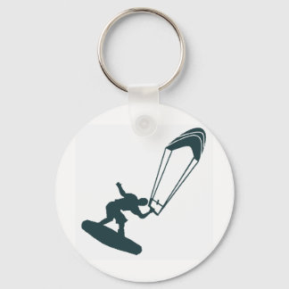 The Green Kiteboard Keychain