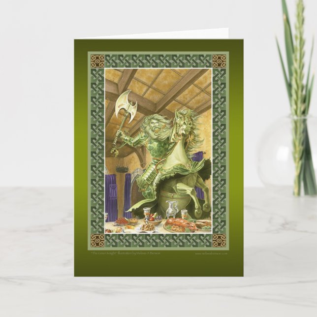 The Green Knight Greeting Card (Front)