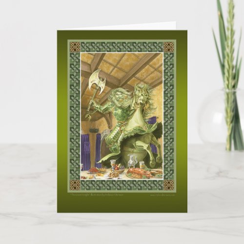 The Green Knight Greeting Card