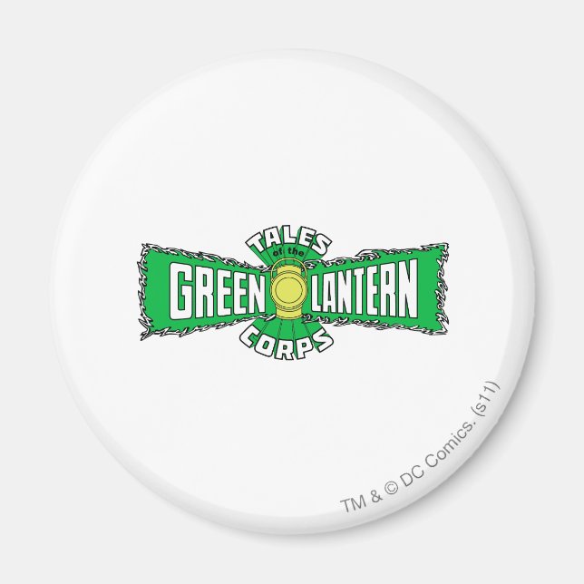 The Green Lantern Corps - Green Logo Magnet (Front)