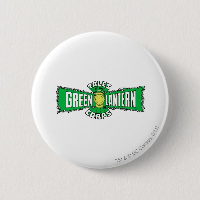 The Green Lantern Corps - Green Logo Pinback Button (Front)
