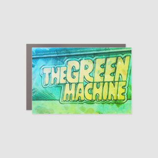 The green Machine sticker Car Magnet