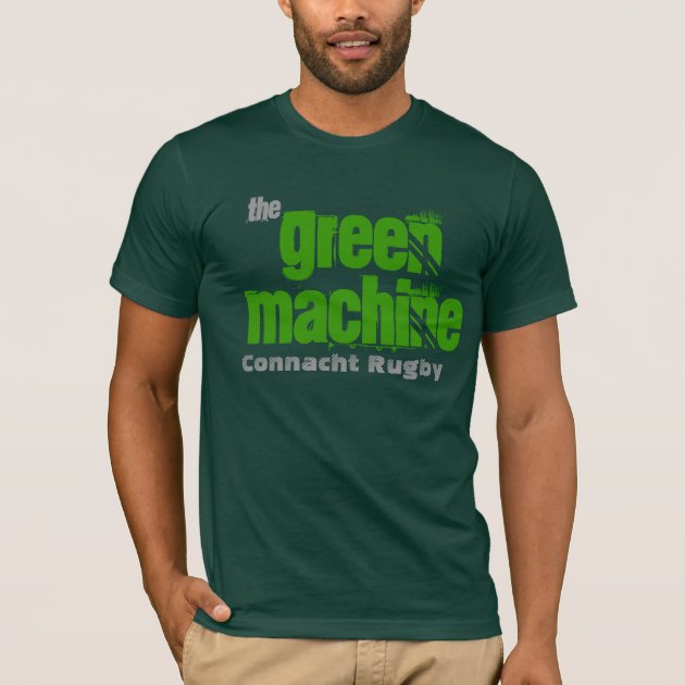 Green release sale machine shirt