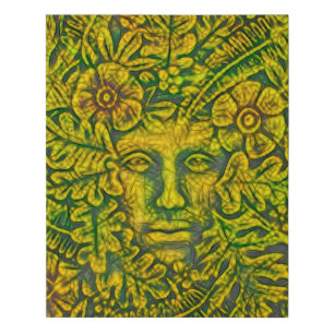 The Green Man Faux Canvas Print