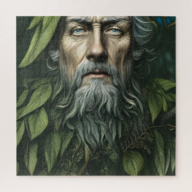 The Green Man Folklore Deity   Jigsaw Puzzle (Vertical)