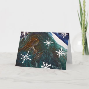 The Green Man Sleeps Greetings Card