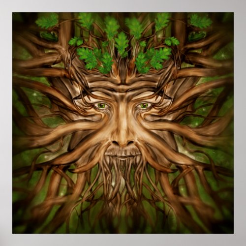 The Green Man _ Spring Poster