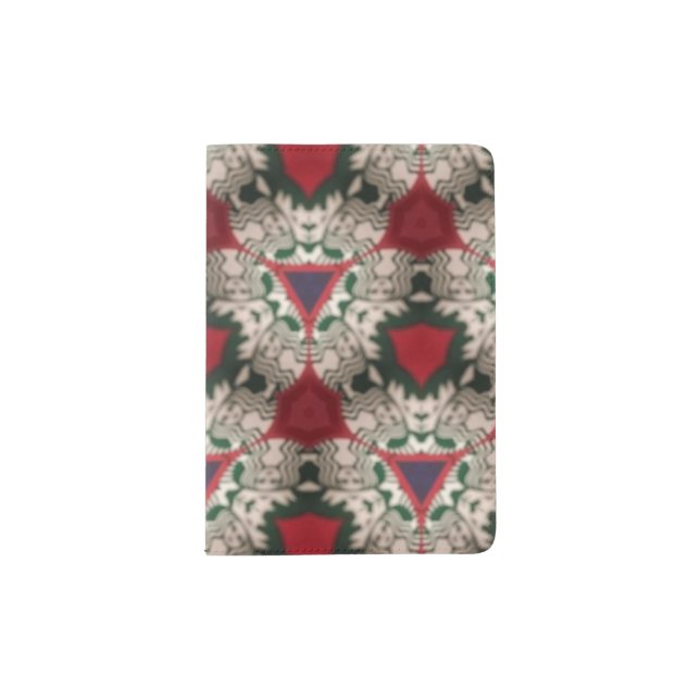 The Green Mermaid Kaleidoscope Passport Holder (Front)