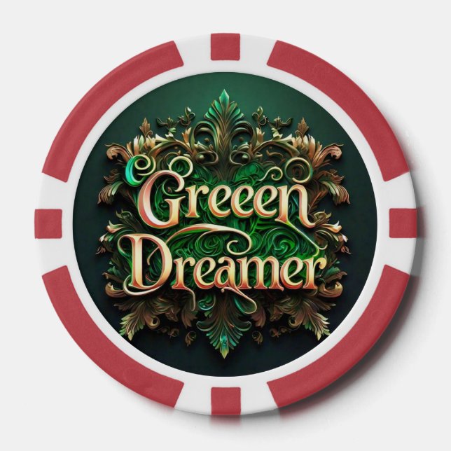 "The Green Movement" Poker Chips (Front)