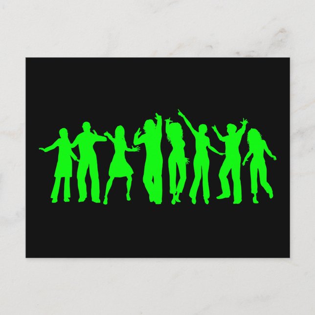 The Green Party Invitation Postcard (Front)