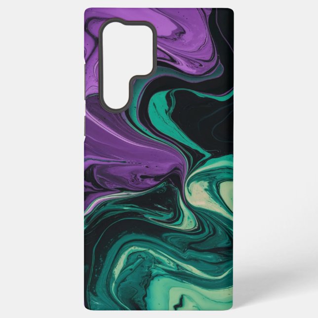 The Green  purple color in samsung case ! (Back)